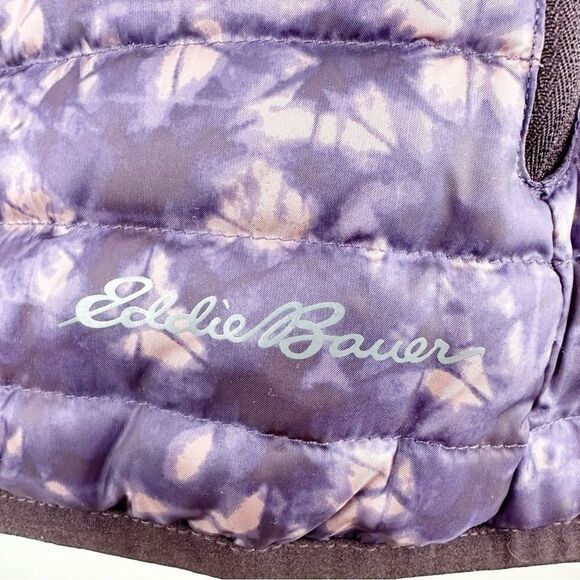 Eddie‎ Bauer Women’s EB700 Premium Down Front Zip Puffer Vest Purple Sz - Picture 4 of 16